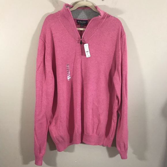 Brooks Brothers Other - NEW Brooks Brothers pink cashmere mix sweater XXL